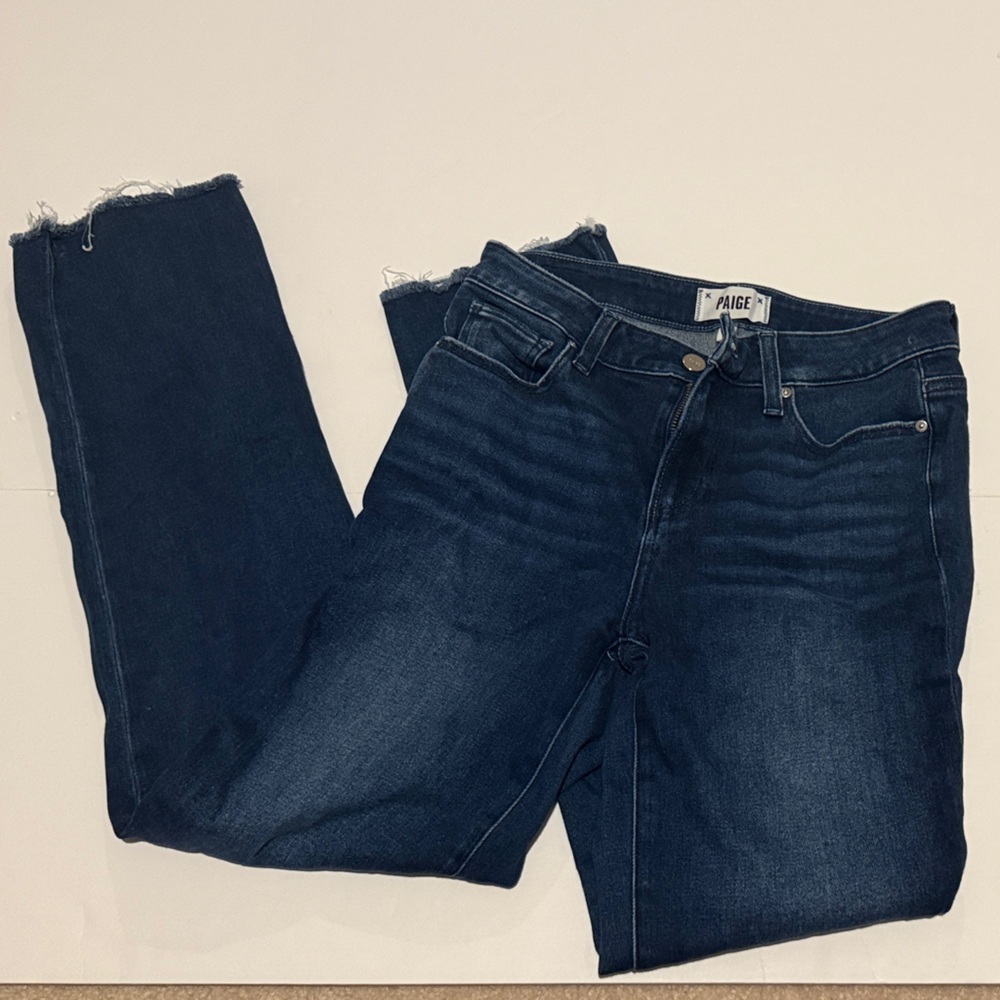 PAIGE Dark Blue Women Jeans